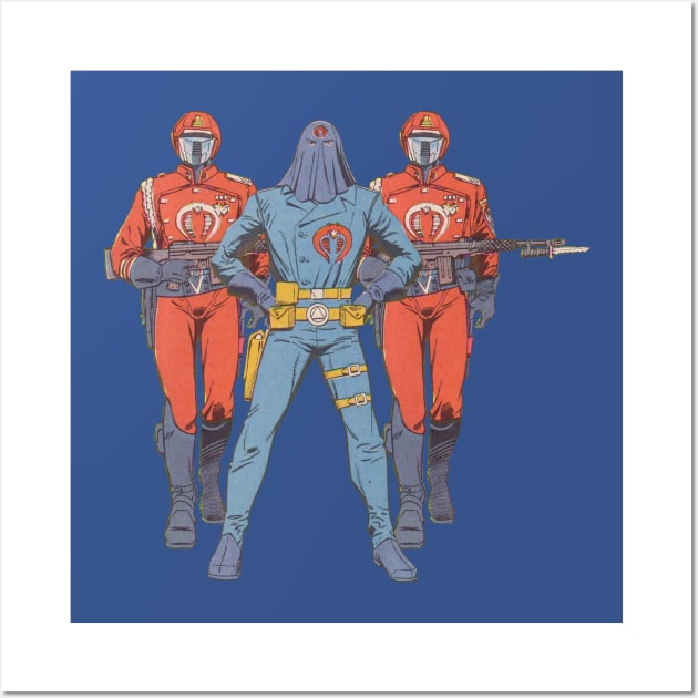 Cobra Commander with Crimson Guard Wall Art by Scottish Arms Dealer